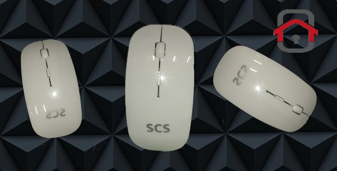 ماوس بی سیم رنگ سفید SCS